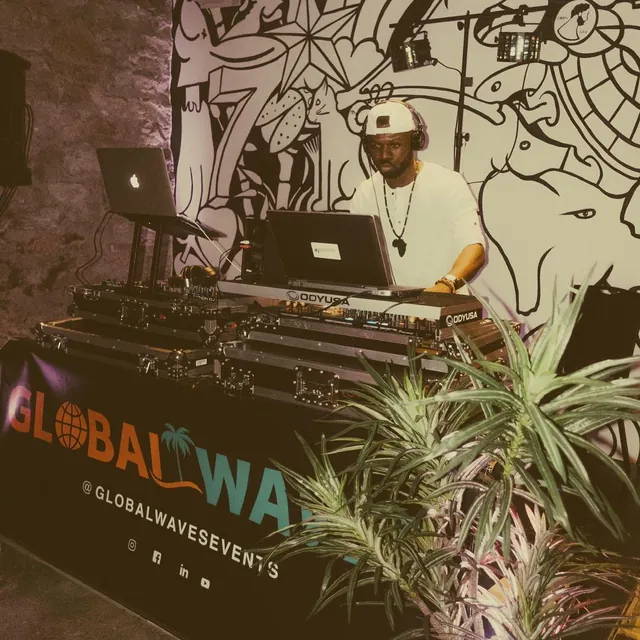 Global Wave Events booth setup